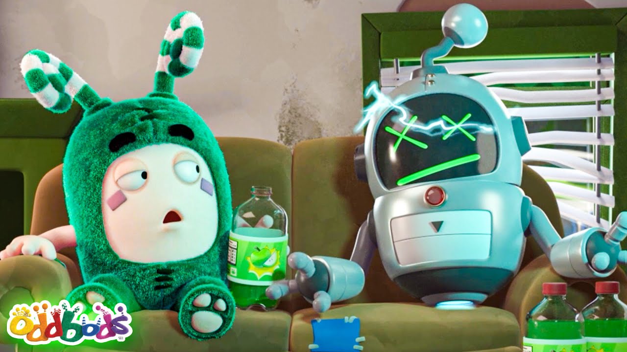 The Robot Cleaner! | ODDBODS | Creative Kids Club | Moonbug Kids Art