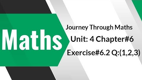 Maths-Class 5 || Journey through Maths || Unit#4 || Chapter#6 || Exercise#6.2 Q:(1,2,3) ||