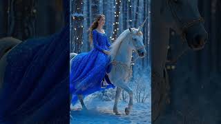 ✨ Title: Blue Angel Unicorn 🦄💙 | Magical Sky Guardian | Fantasy Animation