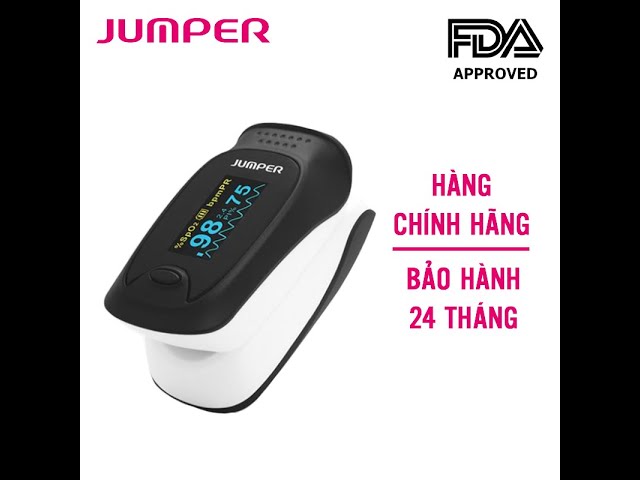 Giới thiệu và HDSD máy đo nồng độ oxy máu và nhịp tim, chỉ số PI Jumper JPD-500D