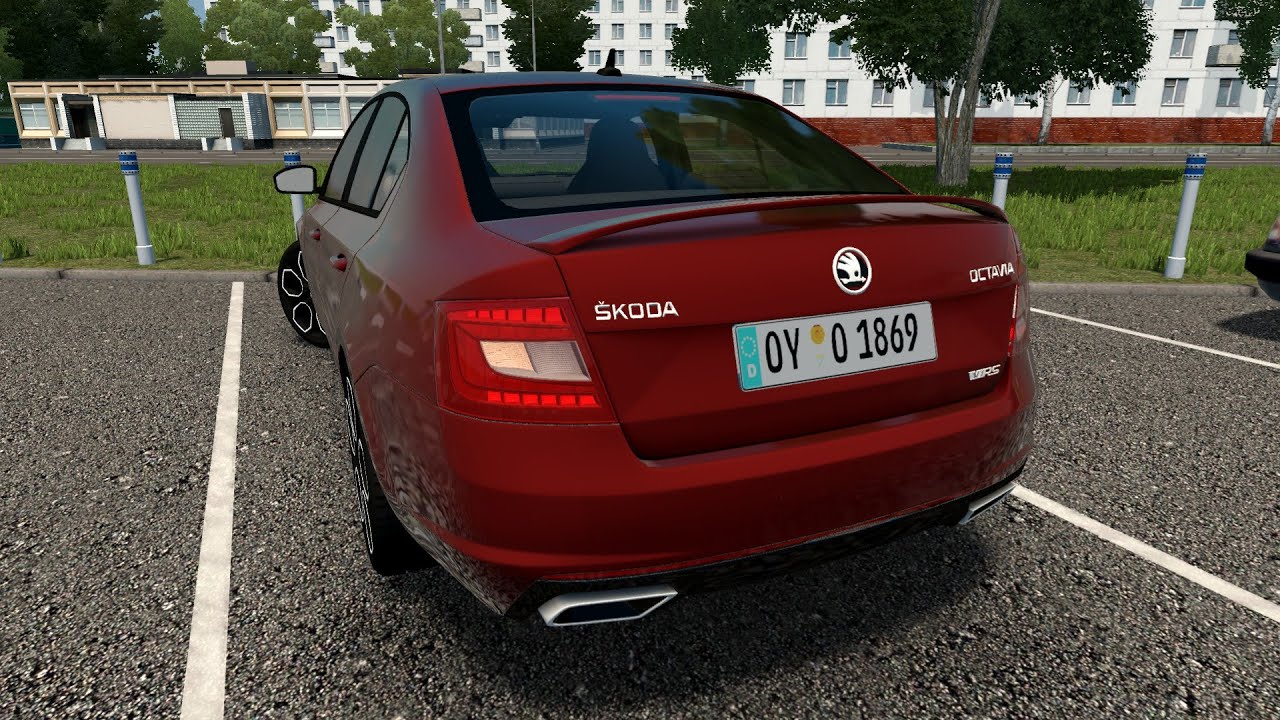 Мод сити кар драйвинг шкода. Skoda Octavia RS City car Driving 1.5.9.2. City car Driving Skoda Rapid. Skoda City car Driving.