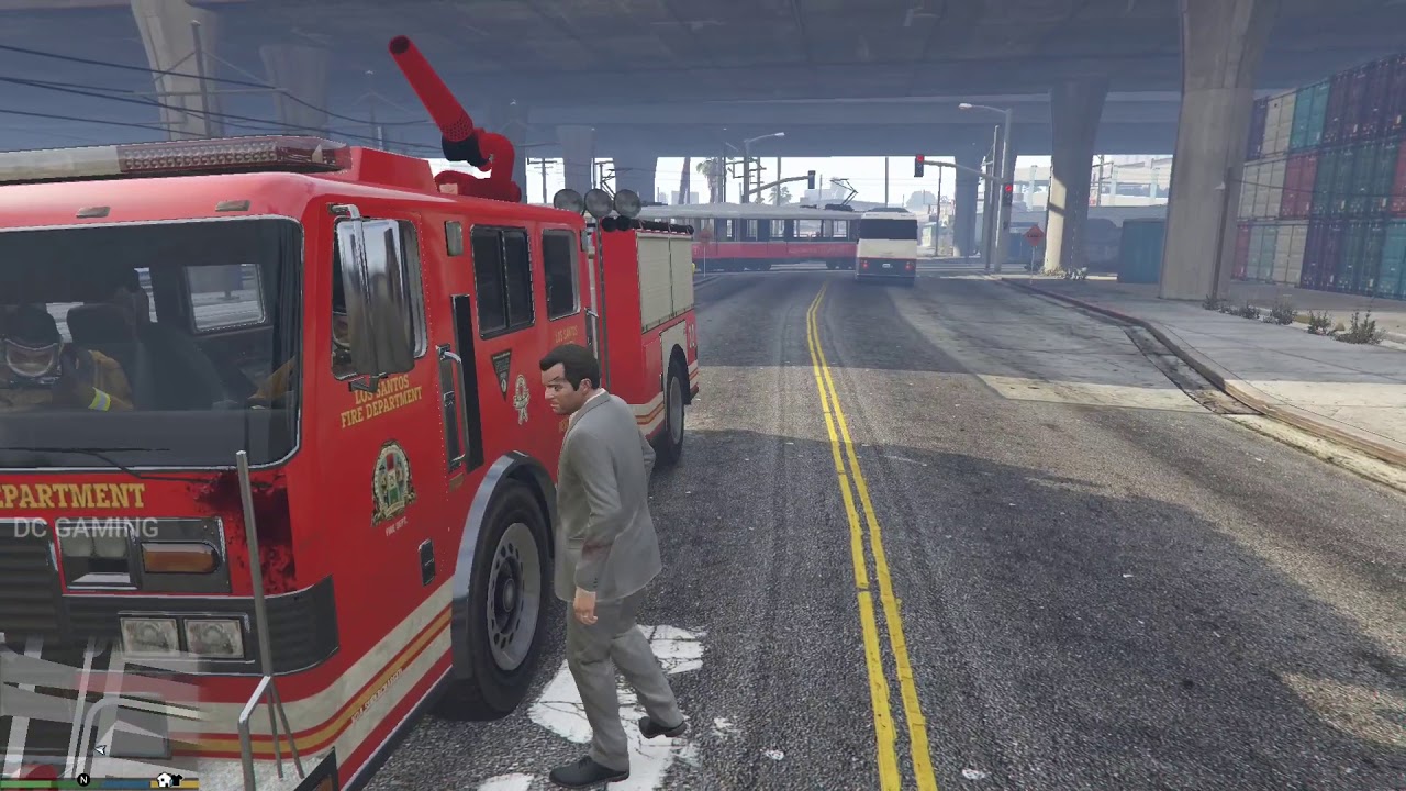 Gta Vgrand Theft Auto V Mission 65fire Truck100 Goldmadel