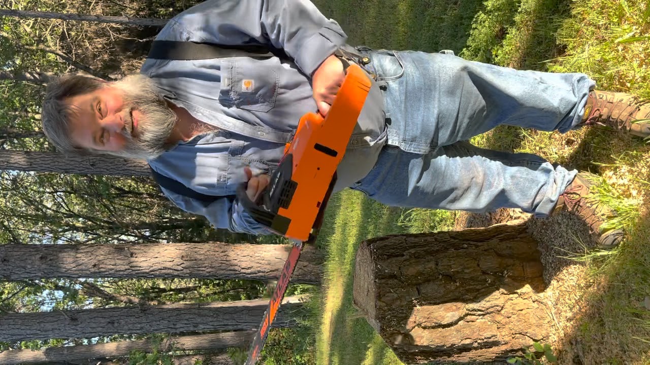 Atlas 80 volt battery chainsaw ! YouTube