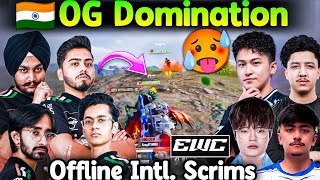OG Domination In Intl. Lobby💀🔥 AKop WizGod Deadly Duo😱 Offline International Scrims🚨 screenshot 2