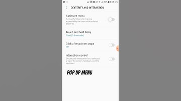 how to access pop up menu very easy  samsung phone.