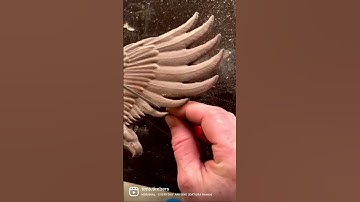 Finishing this highly detailed eagle reliefed from walnut #onefinitycnc #onefinity