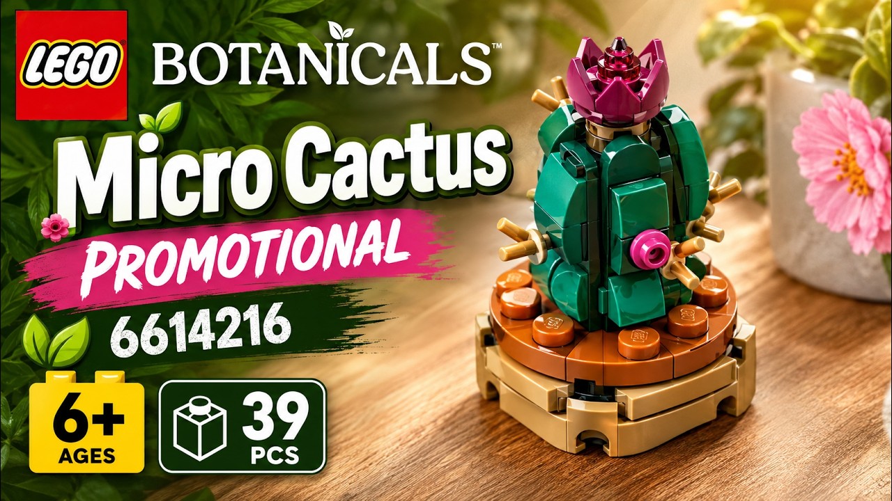 Micro Cactus LEGO instructions