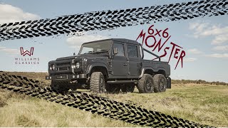 Land Rover Defender One Off 6x6 Defender Khan & Williams Classics Bespoke Build!