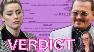VERDICT! Depp v. Heard Trial. The Jury Renders a Verdict.