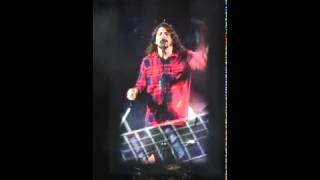 Foo Fighters - My Hero DG with broken leg 6:12:15