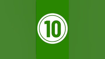 Green Screen 10 Second Timer No Copyright With Sound  4K Video #animation #trending #chromakey #quiz
