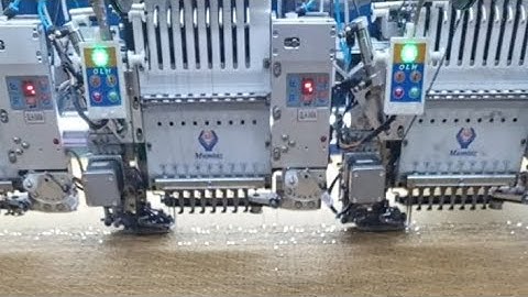 Embroidery machine sequence device problem |  how to make sequence problem head | Maya Top Machine