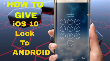 How to give iOS 10 iphone look to any android phones ( 2017 version no root )