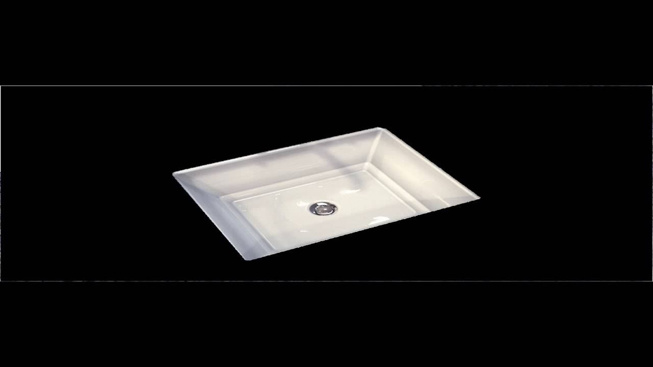 American Standard 0618 000 020 Studio Undercounter Bathroom Sink White