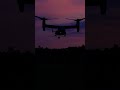 #helicopter MV.22 on fair 🔥🔥🔥🔥 night landing