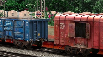 BCNA WAGON COUPLING BOXN WAGON | Train Simulator | BUMPY RAILROAD | Railwork | RAILWAY RITAM