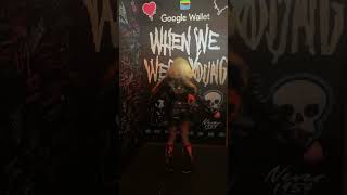 It was so great to meet you all at the Google Wallet activation at When We Were Young Fest 🧡🖤 #ad