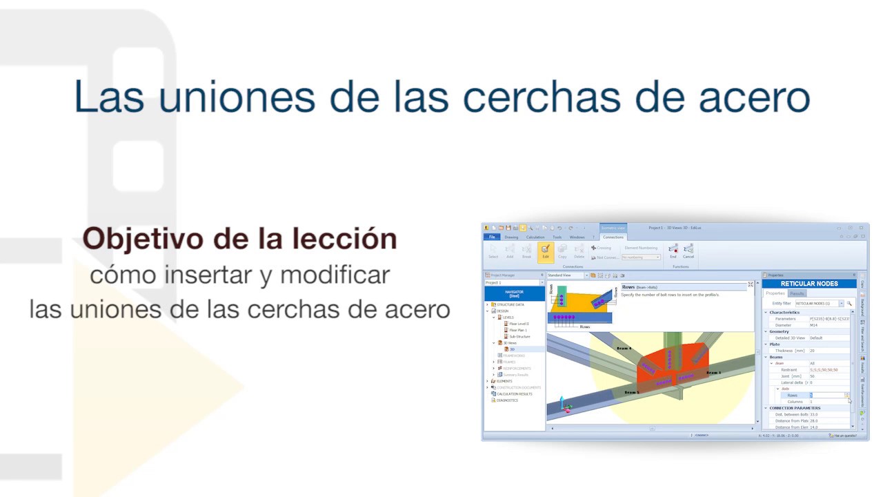Tutorial de EdiLus - Las uniones de las cerchas de acero - ACCA ...