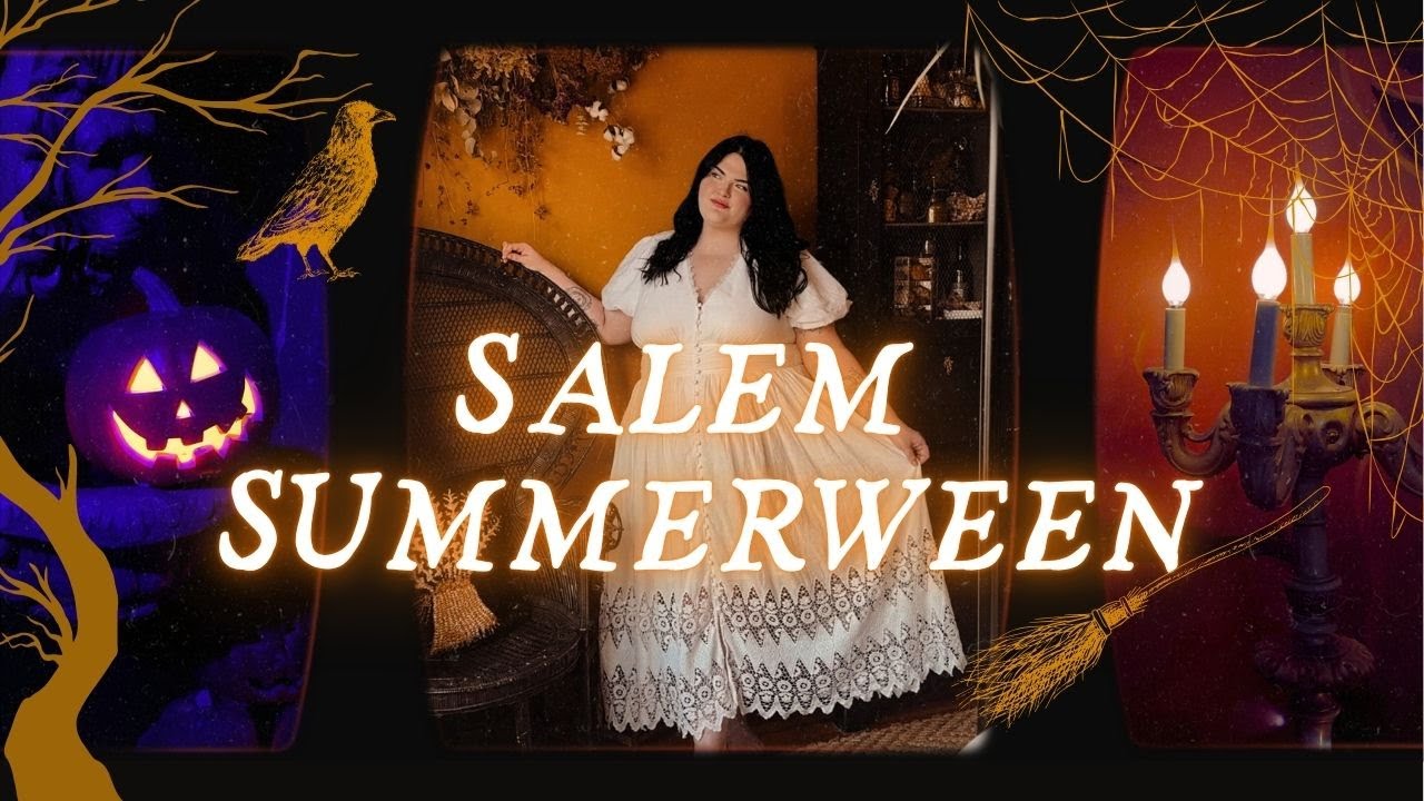 ✨🎃 Summerween in Salem : Cozy Travel Vlog | Witchy Airbnb | spooky girl summer