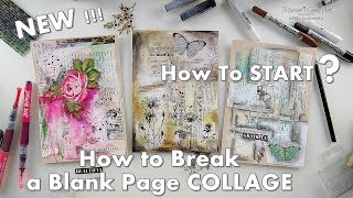 2019 NEW! How to Break A Blank Page Collage part10 ♡ Maremi's Small Art ♡