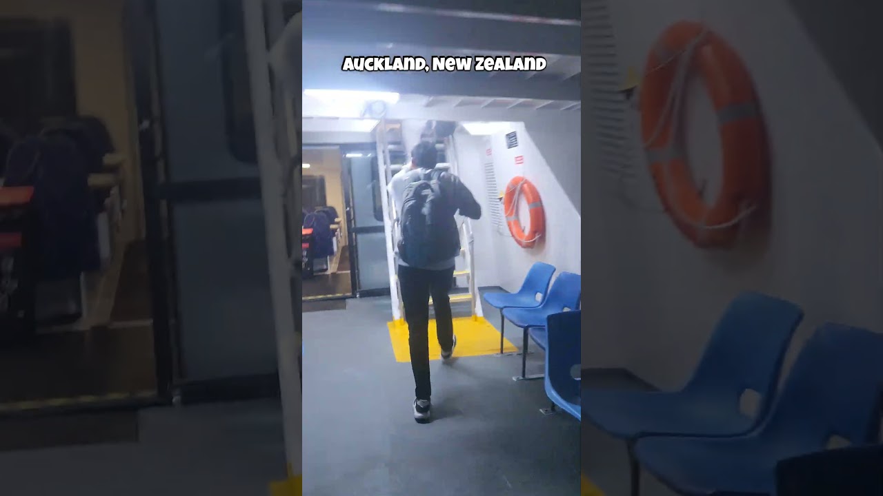 Night Ferry Ride in Auckland 🚢🌙 | Peaceful Water Vibes | Gujarati in NZ