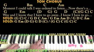 Video thumbnail of "Father and Son (Cat Stevens) Piano Cover Lesson with Chords/Lyrics"