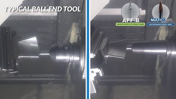 Tapered Circle Segment Barrel End Mills VS Standard Ball End Mills