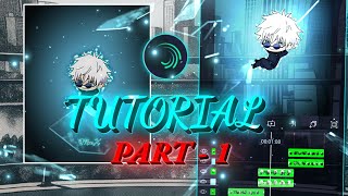  Gojo edit  tutorial Part-1📈🔥||Alight motion ||•