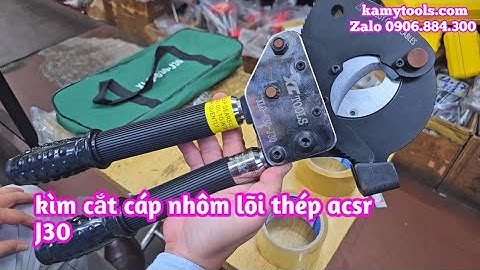 Gửi hàng kìm cắt cáp nhông J30 cắt cáp nhôm lõi thép acsr cho khách ở Long An