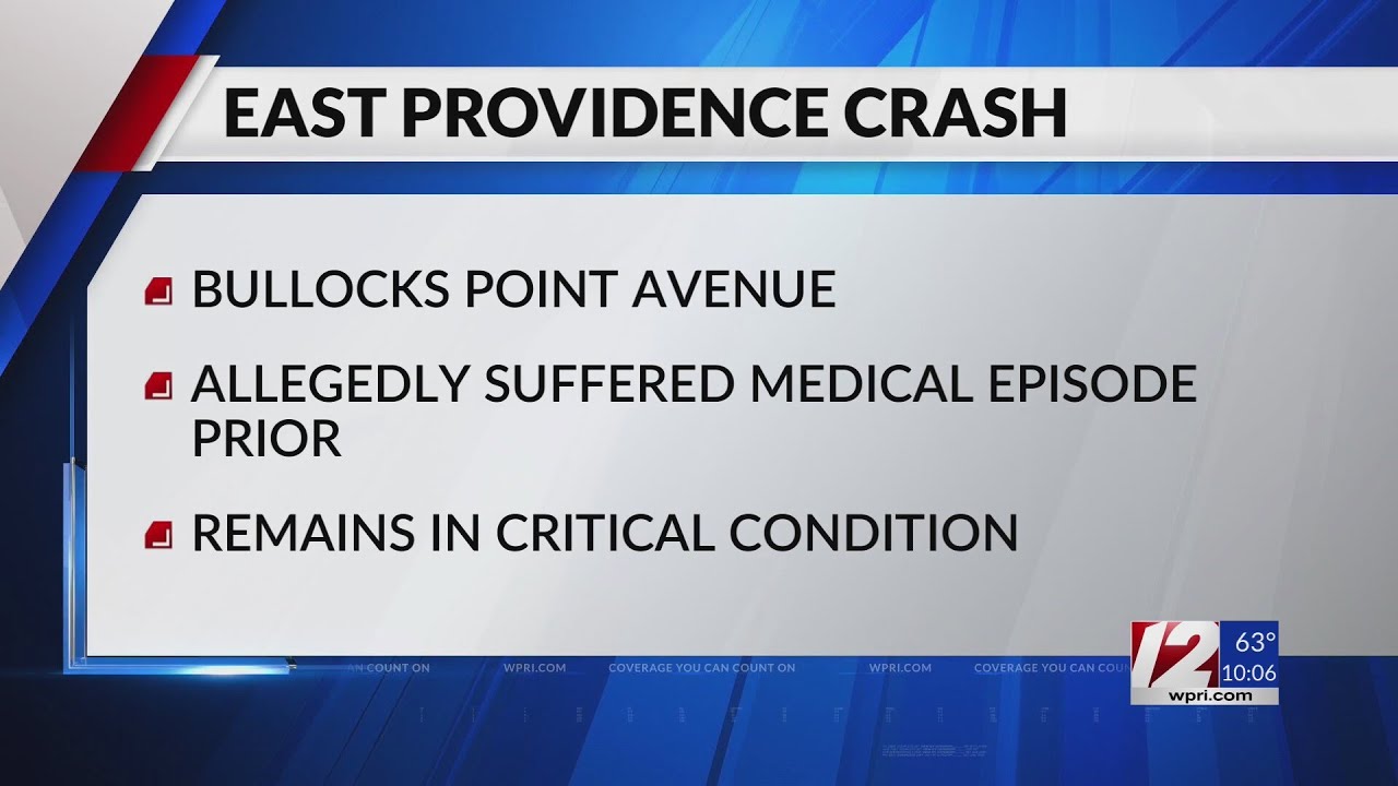 Man critically injured after crashing into pole in East Providence ...