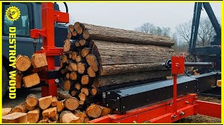 The craziest homemade firewood splitting machines in the world on another level 🪓 26