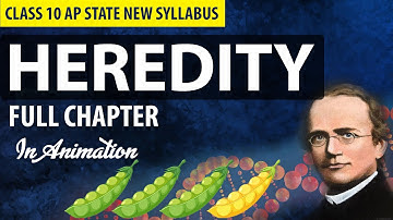 HEREDITY CLASS 10 FULL CHAPTER Explanation in Telugu | CBSE &  AP State New Syllabus