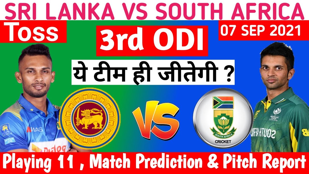 Sri Lanka vs South Africa 3rd Match Prediction | Today ODI Match ...