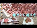 梅干しの作り方　漬け方 干し方How to make Umeboshi(Pickled Japanese Ume)