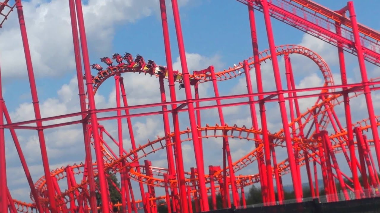 Mayan Rollercoaster ENERGYLANDIA 2015 YouTube