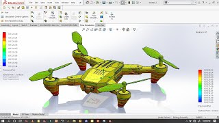 CFD analysis of RC Drone using Solidworks