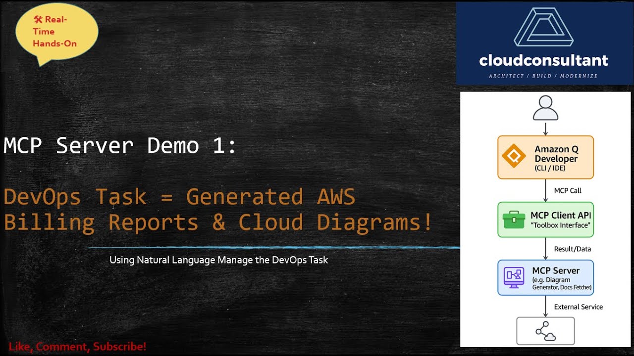 MCP Server Demo 1: Generate AWS Diagrams & Billing Reports, Cost ...
