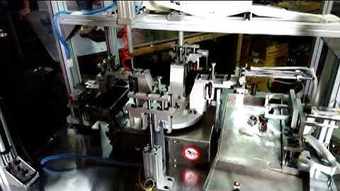 Automatic four station soldering machine WDT-4. For step motor & transformers