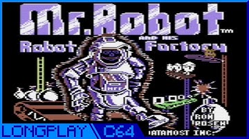 [C64] Mr. Robot and his Robot Factory - Longplay