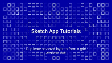 Sketch App Tutorial - Duplicate selected layer or group and automatically form a grid