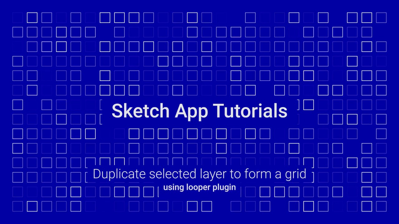 Sketch App Tutorial - Duplicate selected layer or group and automatically form a grid
