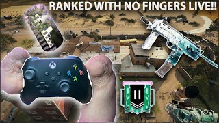 PUSHING TO CHAMPION WITH NO FINGERS LIVE! CURRENT RANK EMERALD III!! | Rainbow Six Siege Ranked