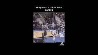 Shaqs only three pointer his whole career