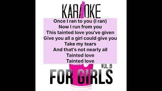 Pussycat Dolls - Tainted Love karaoke