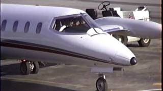 Learjet 25 Startup, Taxi and Takeoff