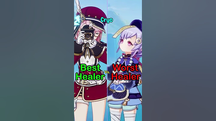 Best Vs Worst Healers From Each Element! #genshinimpact #healer #shorts