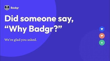 "Why Badgr?" April 2022 webinar