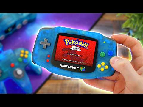 Making an N64 themed modded GameBoy Advance! - YouTube