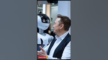 Elon Musk praat met een robot | De toekomst van AI en technologie.#ai
