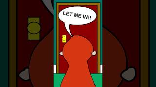 Let me in! | three little pigs analog horror animation meme